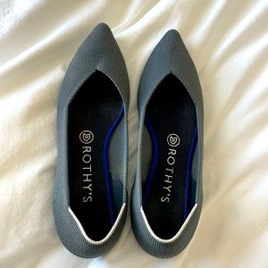 Rothy’s “The Point” Charcoal Flat